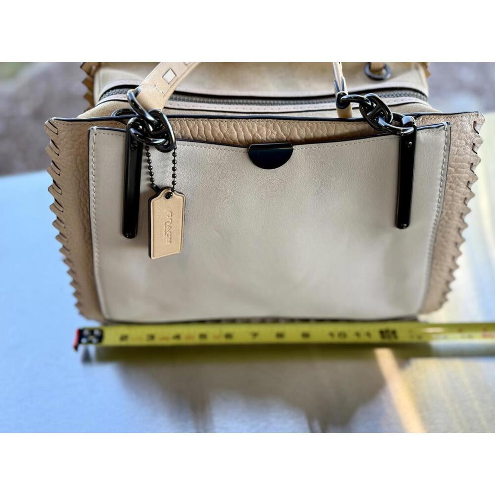 Coach Dreamer Rogue Colorblock Whipstitch Suede Calf Leather - Picture 3 of 15